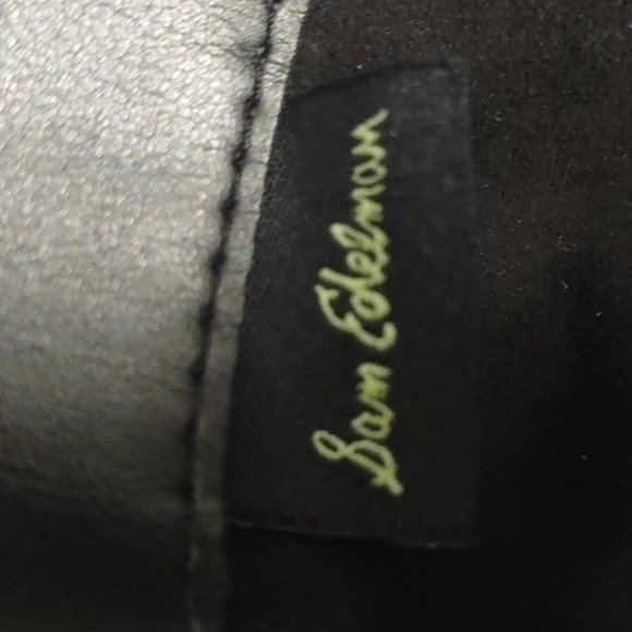 Sam Edelman tall, 100% leather, black, zip up "Penny" boots Size 6.5 Medium - Picture 9 of 16